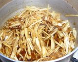 生姜・にんにく・鷹の爪の味噌佃煮作り方2写真