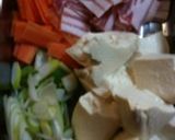 簡単！豚肉と豆腐のチャンプルー風☆作り方1写真