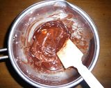 ☆フルーツゼリー添え白玉入チョコムース☆作り方4写真
