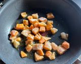 簡単！カフェ風サーモンのクリームパスタ作り方3写真