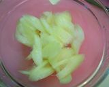 ゴマ醤油でセロリのお漬け物(o´艸`o)作り方3写真
