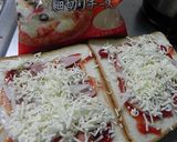 ❤食パンでピザ*朝食・おやつに！簡単❤作り方3写真