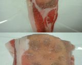 酸味がうまっ！梅だれ☆肉巻き大葉れんこん作り方5写真