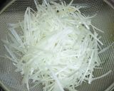 水菜とねぎの辛~いサラダ作り方2写真