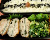 酸味がうまっ！梅だれ☆肉巻き大葉れんこん作り方10写真