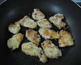 鶏むね肉で★こんがりパン粉焼き作り方3写真