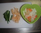 野菜も食べれる♪卵とじのおうどん作り方1写真