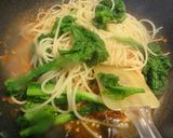 菜の花としらすのフレッシュトマトパスタ作り方6写真