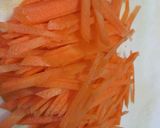 緑黄色野菜たっぷり食べられる人参ピーマン作り方1写真