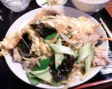 中華屋さんの定食☆キュウリの入った炒め物作り方7写真