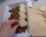 【ポテトとミートのミルフィーユグラタン】作り方6写真