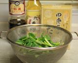 小松菜とあぶら揚げの煮びたし作り方1写真