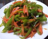 緑黄色野菜たっぷり食べられる人参ピーマン作り方5写真