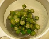 意外と和風なオクラのフラックスシード和え作り方3写真