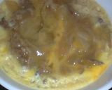 レンジで簡単 残り牛丼で牛とじ丼作り方3写真