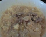 レンジで簡単 残り牛丼で牛とじ丼作り方4写真
