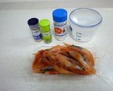 簡単　甘エビのサクッとあらびきガーリック作り方1写真