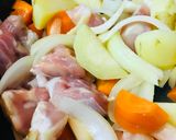 バーモントカレー中辛●チキンカレー作り方1写真