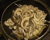 キノコ尽くし①、キノコのパスタ。作り方4写真