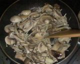 キノコ尽くし①、キノコのパスタ。作り方5写真