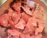 私の レバニラ作り方1写真