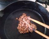 納豆オムレツ作り方1写真