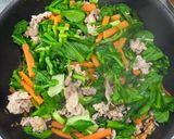 チンゲン菜のあんかけいため作り方3写真