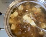 出汁の香り◎なめこ豆腐ネギで本格味噌汁作り方3写真