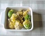 芽キャベツと胸肉のオーブン焼き作り方7写真