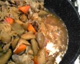 豚バラ肉とごぼうの旨煮作り方3写真