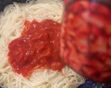 トマト缶と胡瓜とかまぼこ　そうめんパスタ作り方3写真