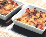 簡単♪細切りポテトとトマトのグラタン作り方4写真
