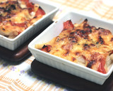 簡単♪細切りポテトとトマトのグラタン作り方4写真