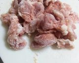 ポークピカタ でっかく焼いちゃった☆作り方1写真