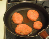 簡単＊基本＊玉ねぎゴロゴロ和風ハンバーグ作り方6写真