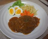 ☆｡柔らかさ極めた　煮込みハンバーグ｡☆作り方11写真