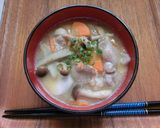 お肉ふっくら豚汁作り方8写真