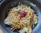イタリアン風のケチャップ焼きそば作り方4写真