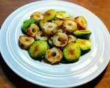 ランダムの葉が美味しい芽キャベツのソテー作り方9写真