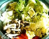 シャケと野菜のにんにくバター醤油炒め作り方1写真
