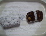 板チョコでチョコソーセージ作り方13写真