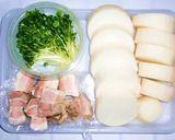 ジュワ～っと　韓国豚バラ肉大根作り方1写真
