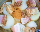 ジュワ～っと　韓国豚バラ肉大根作り方2写真
