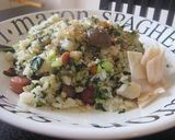 バターが決め手！野菜のチャーハン作り方2写真