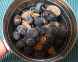 ご飯と黒豆入りでふわふわな食パンHBで☆作り方2写真