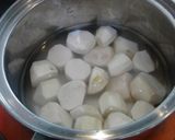 里芋のピーナツバター和え作り方1写真