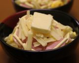 チーズとバターのせホっとポテトサラダ♪作り方3写真