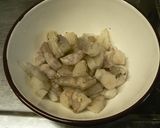 ルクエでえびと野菜のと～ろりオムレツ作り方1写真