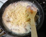 お家にあるもので簡単クリームパスタ★作り方6写真