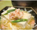 味付け簡単♪温か豆腐の海老白雪あんかけ作り方8写真